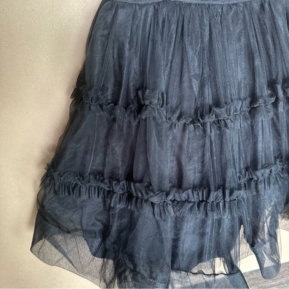 Black tulle dress fit and flare size small - Picture 4 of 7
